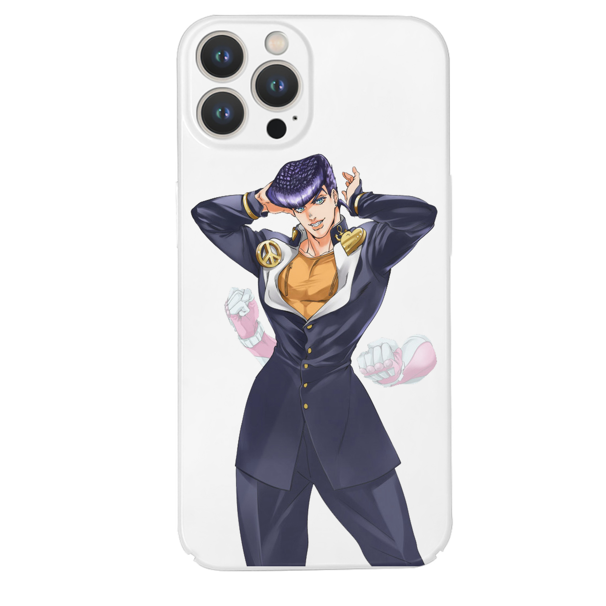 （画像用） ジョジョの奇妙な冒険 ひがしかた じょうすけ JoJo's Bizarre Adventure Higashikata Josuke 【iPhone 14シリーズ対応】ハードケース